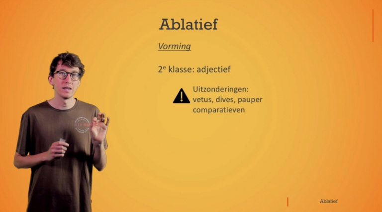 De ablatief: samenvatting