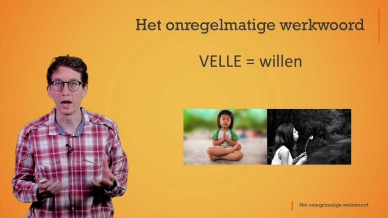 Het onregelmatige werkwoord: velle