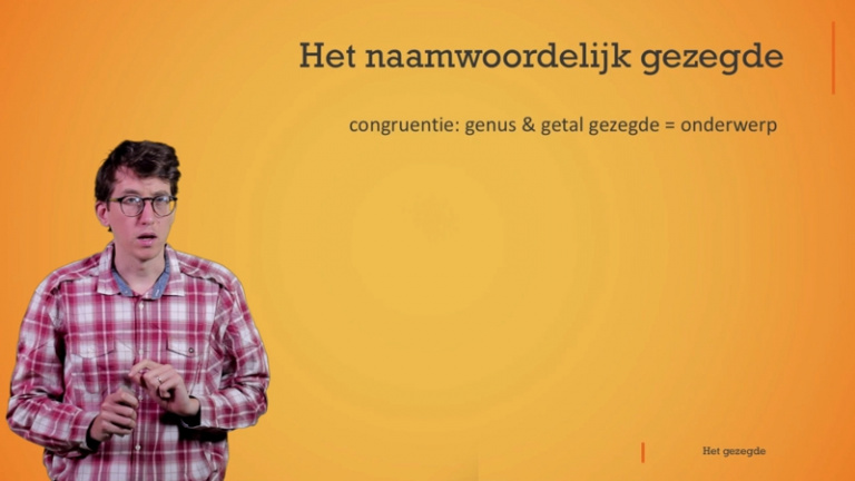 Het gezegde: het naamwoordelijk gezegde