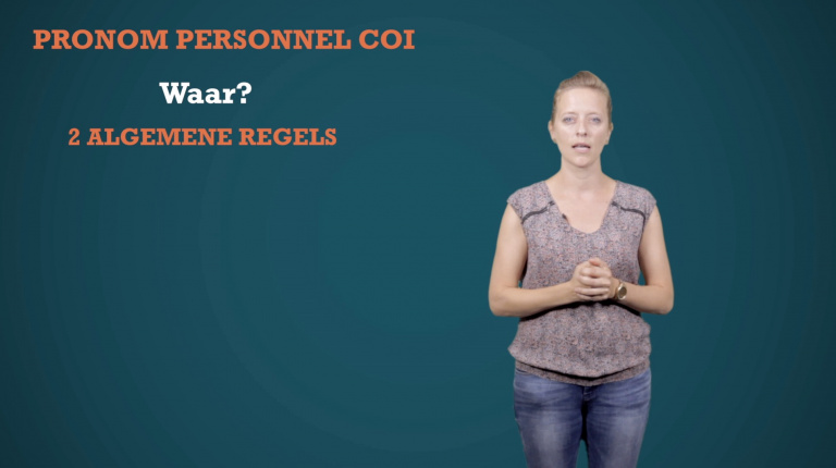 Le Pronom Personnel COI: Plaats in de zin.