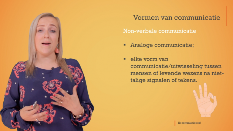 Non verbale van communicatie vormen Bewust communiceren: